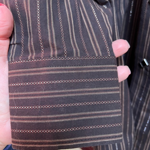 Vintage Panhandle Slim Mens Western Dress Shirt Snap buttons Size Small - Picture 7 of 13